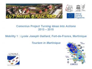 Comenius Project Turning Ideas Into Actions 2013 2015
