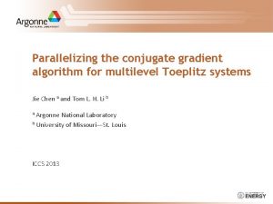 Parallelizing the conjugate gradient algorithm for multilevel Toeplitz