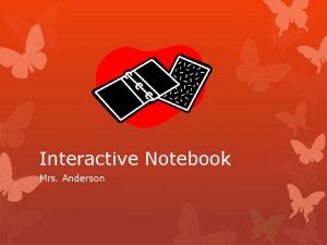 Interactive Notebook Mrs Anderson Table of Contents Grade