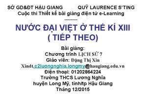 S GDT HU GIANG QU LAURENCE STING Cuc