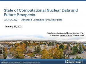 State of Computational Nuclear Data and Future Prospects