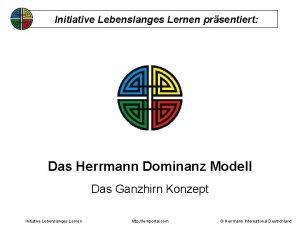 Initiative Lebenslanges Lernen prsentiert Das Herrmann Dominanz Modell