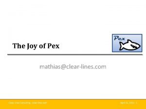 The Joy of Pex mathiasclearlines com Clear Lines