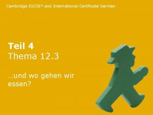 Cambridge IGCSE and International Certificate German Teil 4