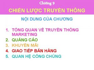 Chng 9 CHIN LC TRUYN THNG NI DUNG