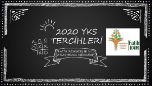 2020 YKS TERCHLER FATH REHBERLK VE ARATIRMA MERKEZ