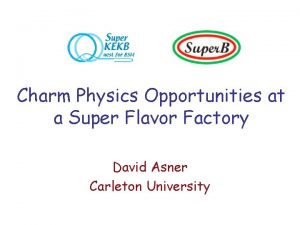 Charm Physics Opportunities at a Super Flavor Factory