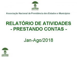 Associao Nacional de Previdncia dos Estados e Municpios