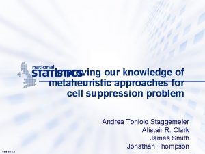 Improving our knowledge of metaheuristic approaches for cell