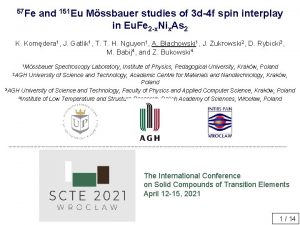 57 Fe and 151 Eu Mssbauer studies of