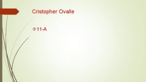 Cristopher Ovalle 11 A Topologa de las redes