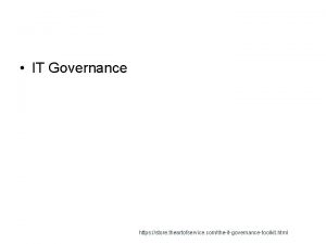 IT Governance https store theartofservice comtheitgovernancetoolkit html Corporate