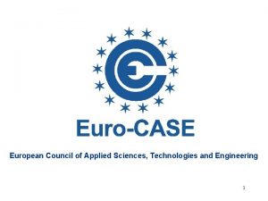 European Council of Applied Sciences Technologies and Engineering