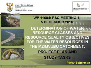 WP 11004 PSC MEETING 1 5 DECEMBER 2016