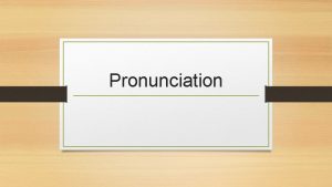 Pronunciation Common pronunciation errors in English The sheep