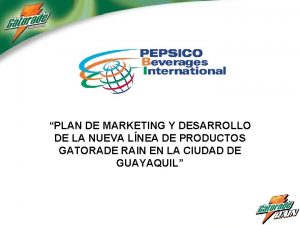 PLAN DE MARKETING Y DESARROLLO DE LA NUEVA