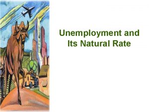 Unemployment and Its Natural Rate Categories of Unemployment