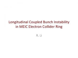 Longitudinal Coupled Bunch Instability in MEIC Electron Collider