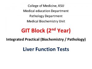 College of Medicine KSU Medical education Department Pathology