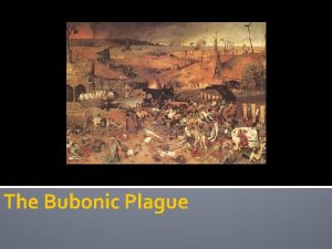 The Bubonic Plague The Black Plague Hit Europe