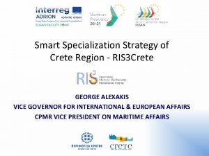 Smart Specialization Strategy of Crete Region RIS 3