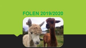 FOLEN 20192020 DE ANSATTE P FOLEN Nora Dahle