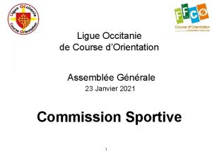 Ligue Occitanie de Course dOrientation Assemble Gnrale 23