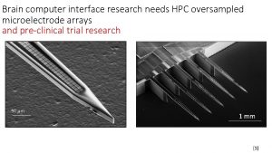 Brain computer interface research needs HPC oversampled microelectrode