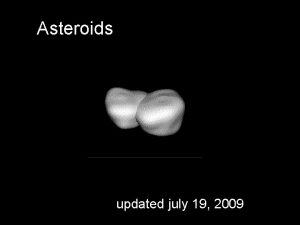 Asteroids updated july 19 2009 2 TitiusBode Law