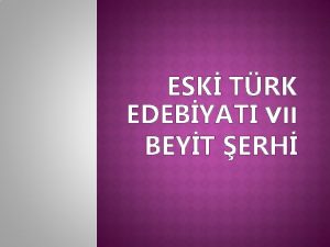 ESK TRK EDEBYATI VII BEYT ERH Nbi 1052de