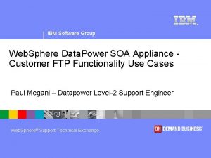 IBM Software Group Web Sphere Data Power SOA