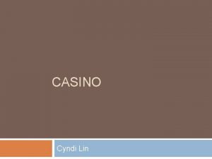 CASINO Cyndi Lin Genting Highlands Casino Amusement park