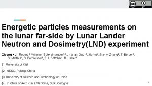 Energetic particles measurements on the lunar farside by