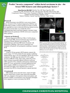 Predict invasive component within ductal carcinoma in situ