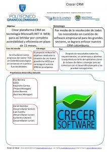 Crecer CRM Facultad de Ingeniera y ciencias bsicas