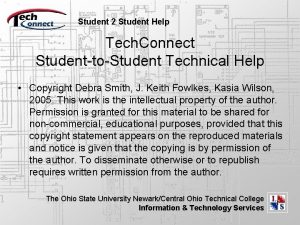 Student 2 Student Help Tech Connect StudenttoStudent Technical