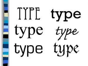 Typography is the art of expressing ideas in