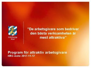 De arbetsgivare som bedriver den bsta verksamheten r