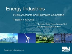 Energy Industries Public Accounts and Estimates Committee Tuesday