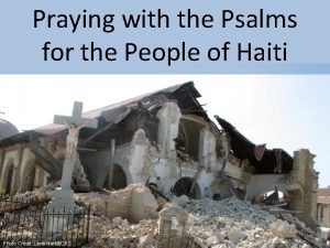 Praying with the Psalms for the People of