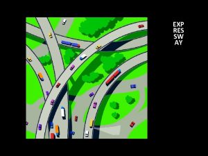 EXP RES SW AY Freeway entrances are identified