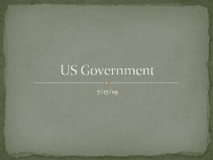 US Government 71719 WarmUp The Democratic Republic of