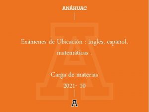 Exmenes de Ubicacin ingls espaol matemticas Carga de