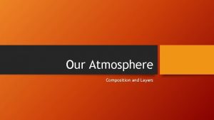 Our Atmosphere Composition and Layers WarmUp Fill Out