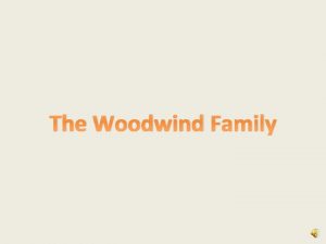 The Woodwind Family Flute Positive Examples Negative Examples