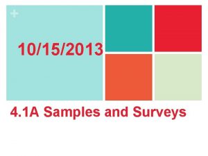 10152013 4 1 A Samples and Surveys Chapter