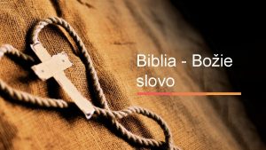 S Biblia Boie slovo Biblia Svt psmo 01