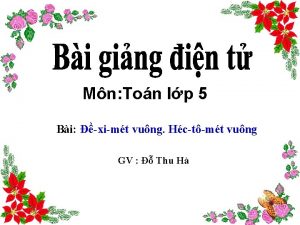 Mn Ton lp 5 Bi ximt vung Hctmt