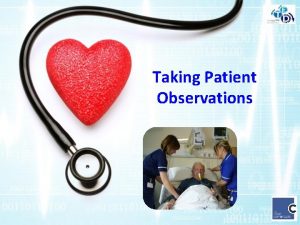 Taking Patient Observations National Early Warning Score NEWS