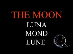 THE MOON LUNA MOND LUNE NASA Spinoffs and